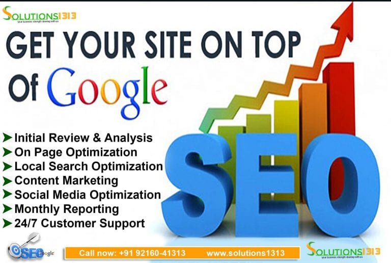 SEO Company in Mohali - Contact us at +91 9216041313
