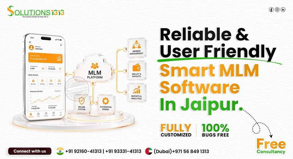 MLM Software Development Company in Jaipur