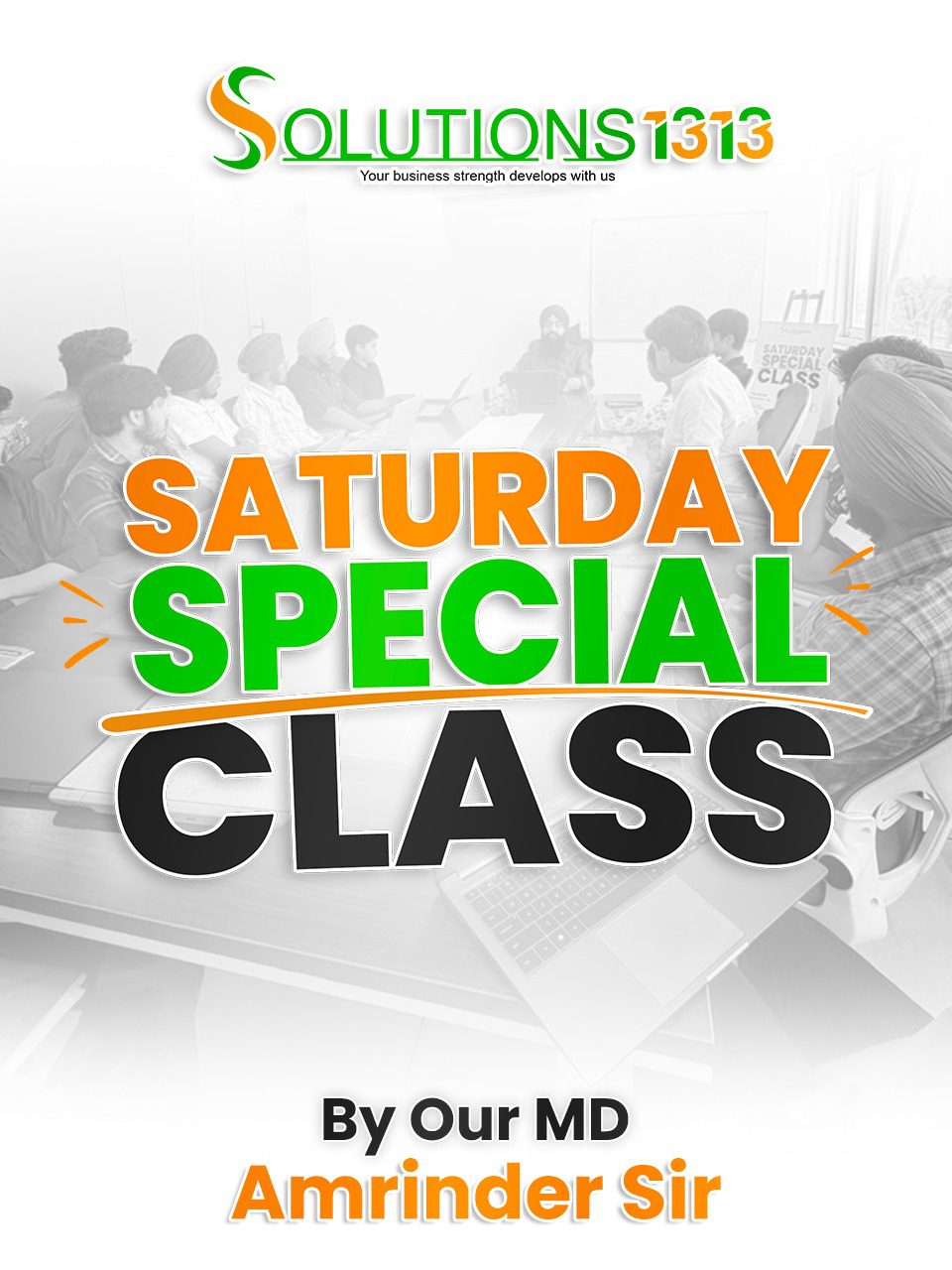 Saturday special digital marketing class in Mohali led by Amrinder Singh