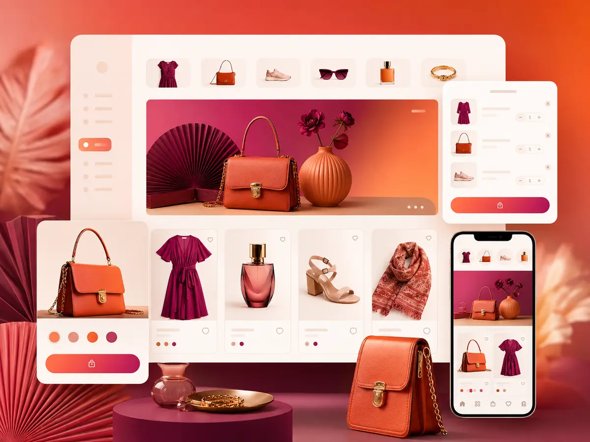 Premium ecommerce website and mobile shopping interface